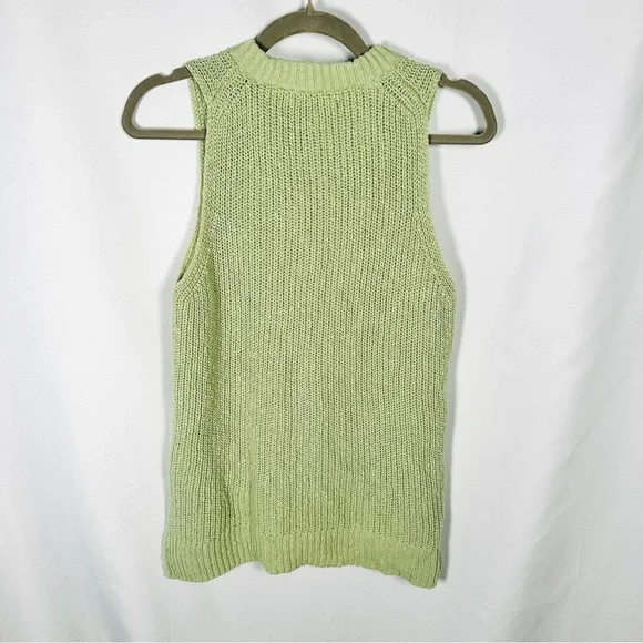 Madewell Pastel Sweater Tank Sage Green Women’s Large - Picture 11 of 12
